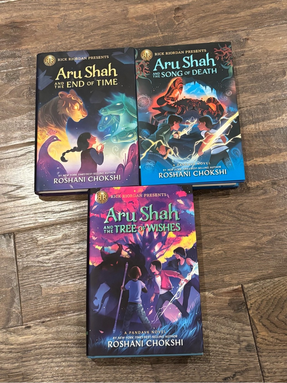Aru Shah Hardcover Books 1 - 3 by Roshani Chokshi